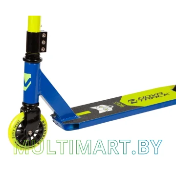 Самокат Novatrack Wolf 110P.WOLF.BBL22 (лимонный, 2022) картинка 3